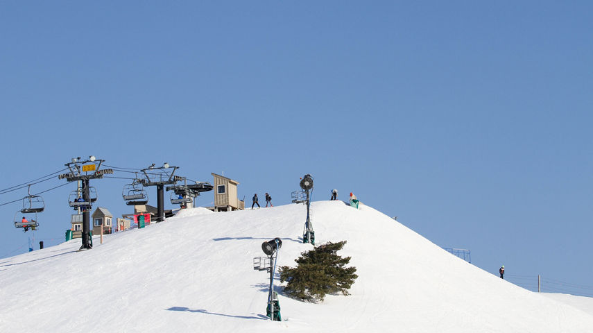 Top of Mountain at Mt. Brighton