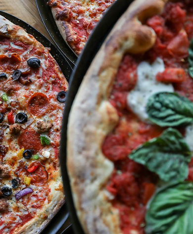 Food at Mountain Pizza Seven Springs 2020