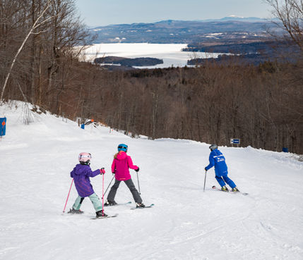 family ski lesson