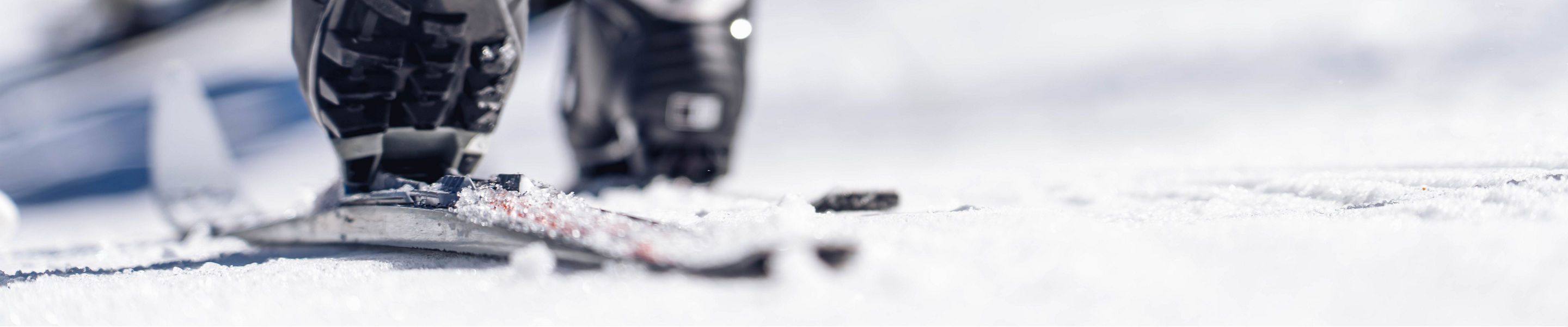 Child Skis Along the Nordic Trails at Northstar California
