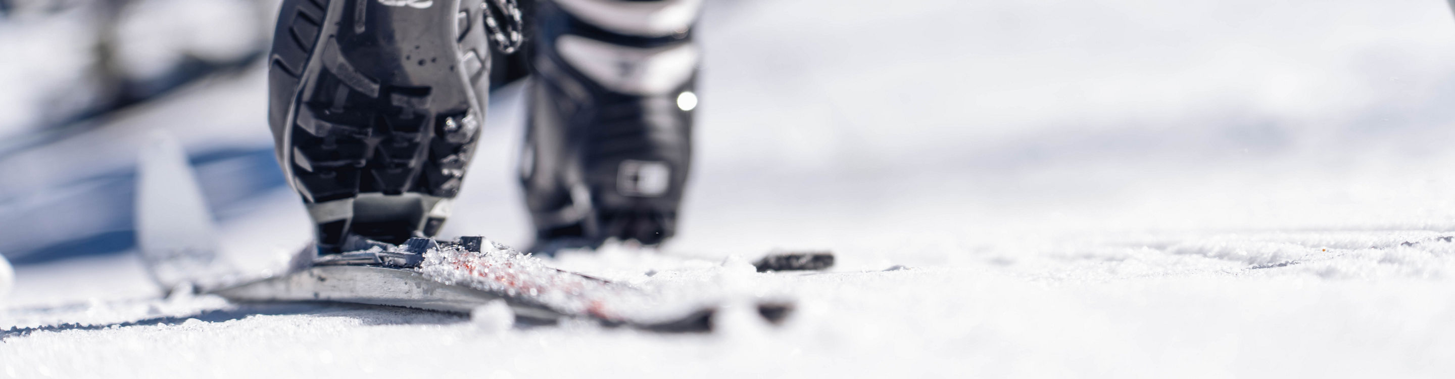 Child Skis Along the Nordic Trails at Northstar California