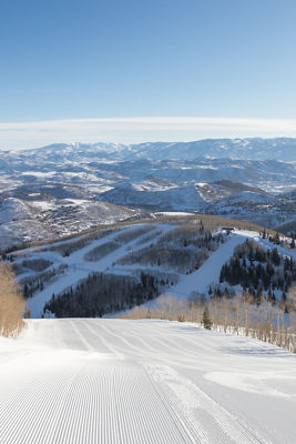 A panoramic view of Park City