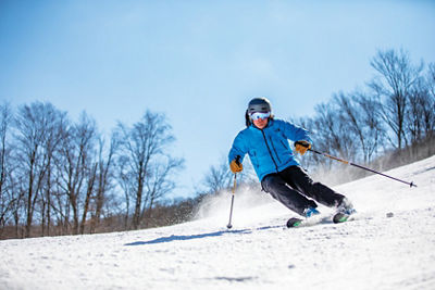 Skier Makes Turns at Jack Frost