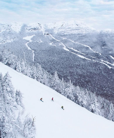 View of Ski Runs at Stowe Mountain Resort