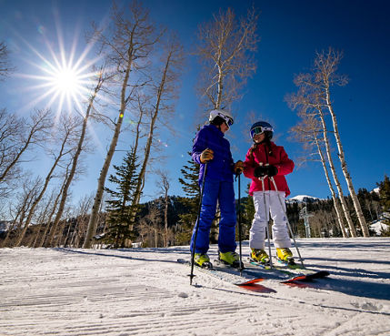 Sisters in High Meadow Park at Park City