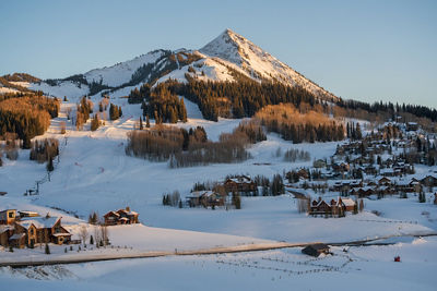 Sunrise Over the Peak at Crested Butte