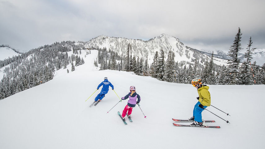South Divide Kids Lesson at Stevens Pass