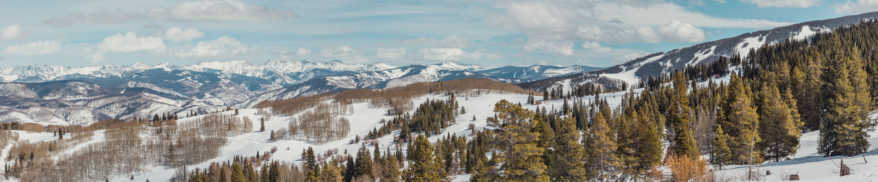 Panoramic View from McCoy Park at Beaver Creek