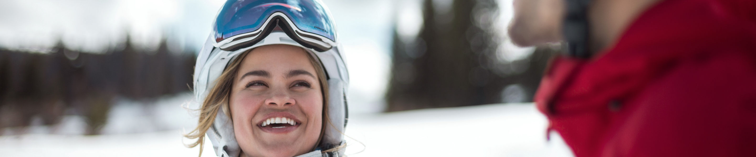 Couple Enjoys a Moment Together in McCoy Park, Beaver Creek, CO