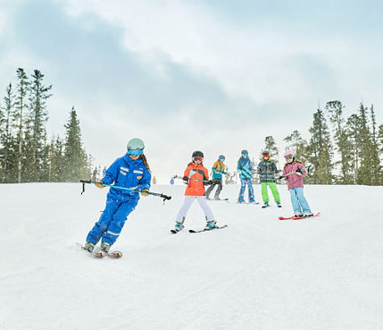 Ski child lesson at Keystone Resort