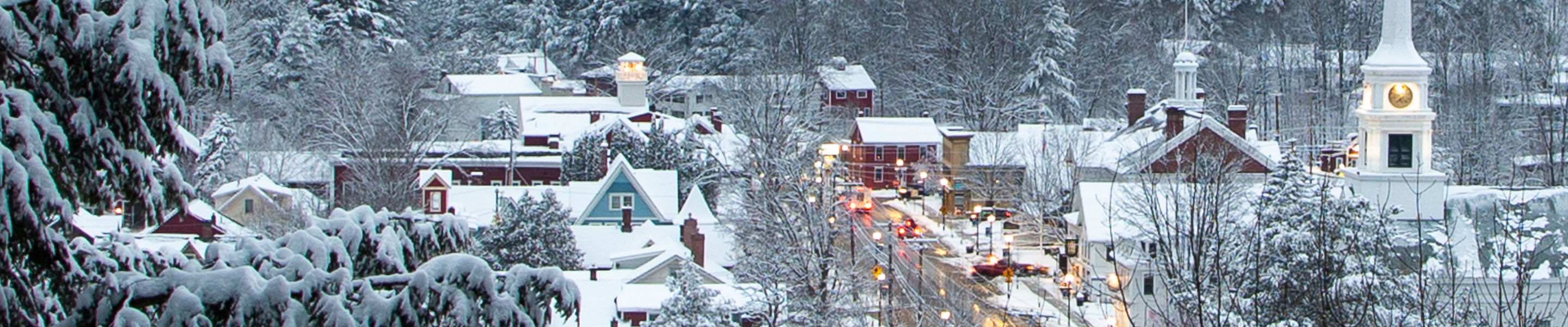 View of Downtown Stowe, Vermont
