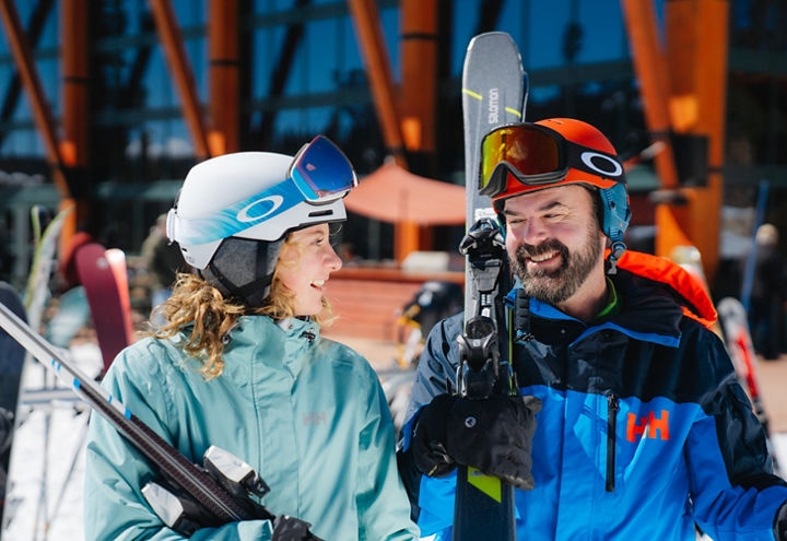 Family enjoying Tamarack Lodge at Heavenly