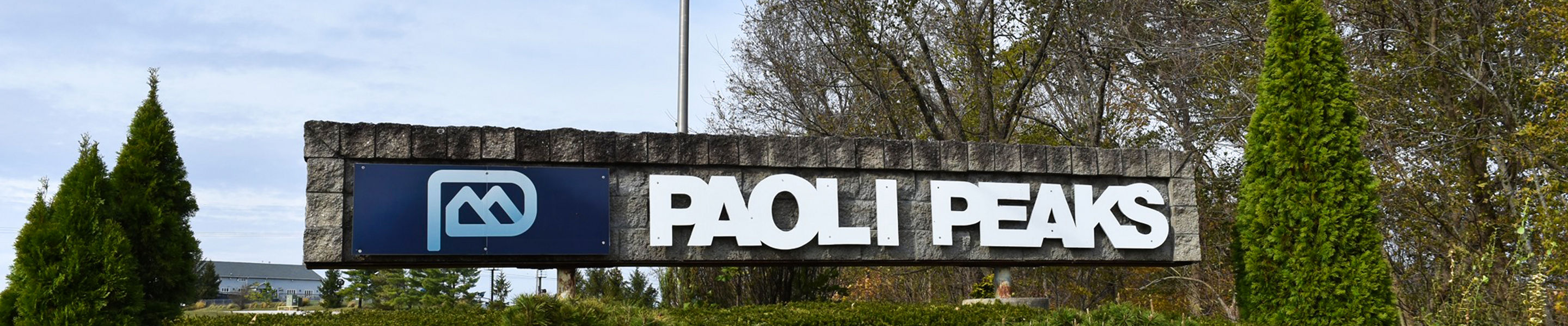 Paoli Peaks Exterior Signage 