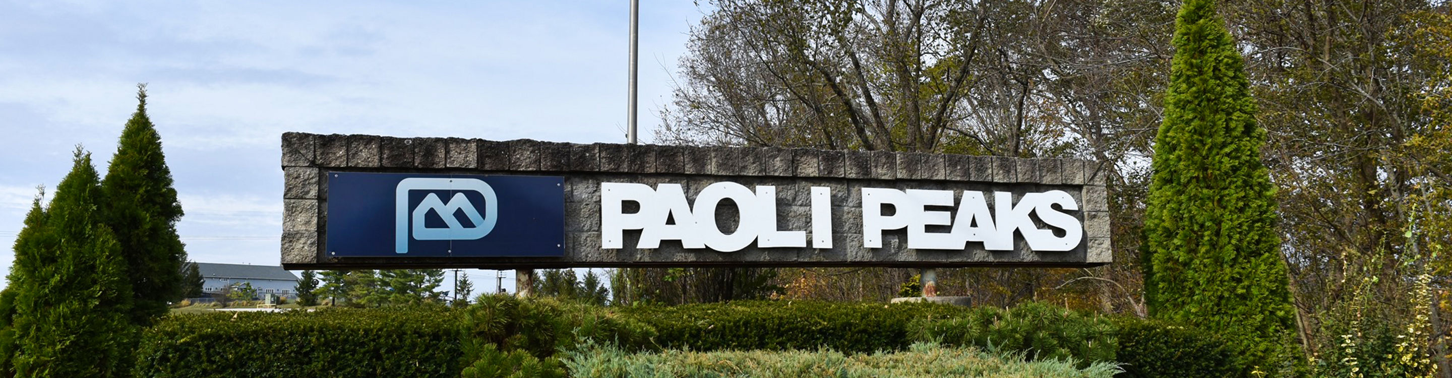 Paoli Peaks Exterior Signage 