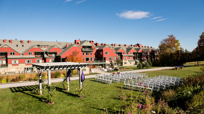The Wedding Garden at Grand Summit Resort Hotel at Mount Snow