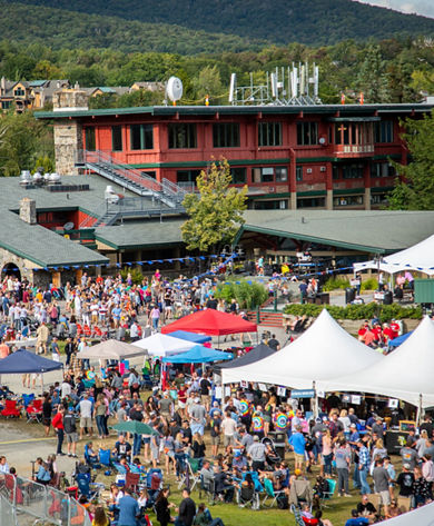 Crowd at Brewers Festival at Mount Snow