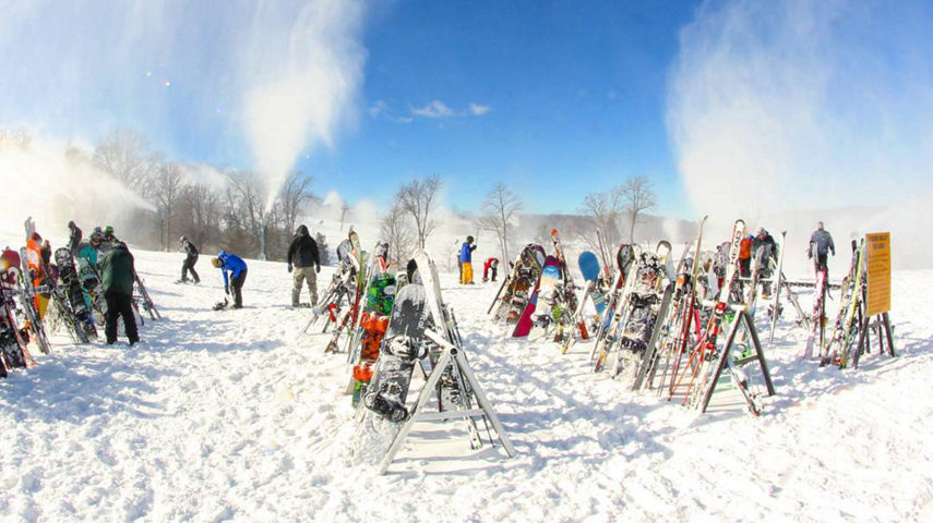 Ski Racks at Hidden Valley