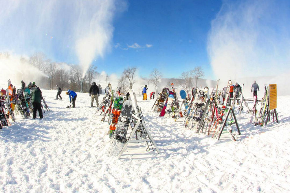 Ski Racks at Hidden Valley
