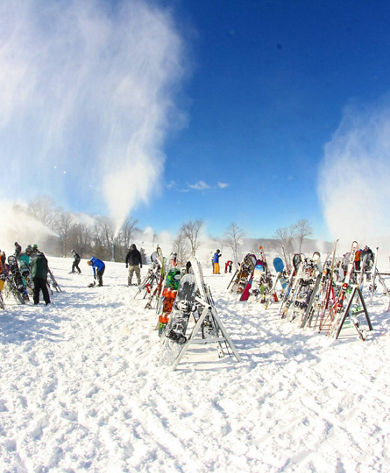 Ski Racks at Hidden Valley