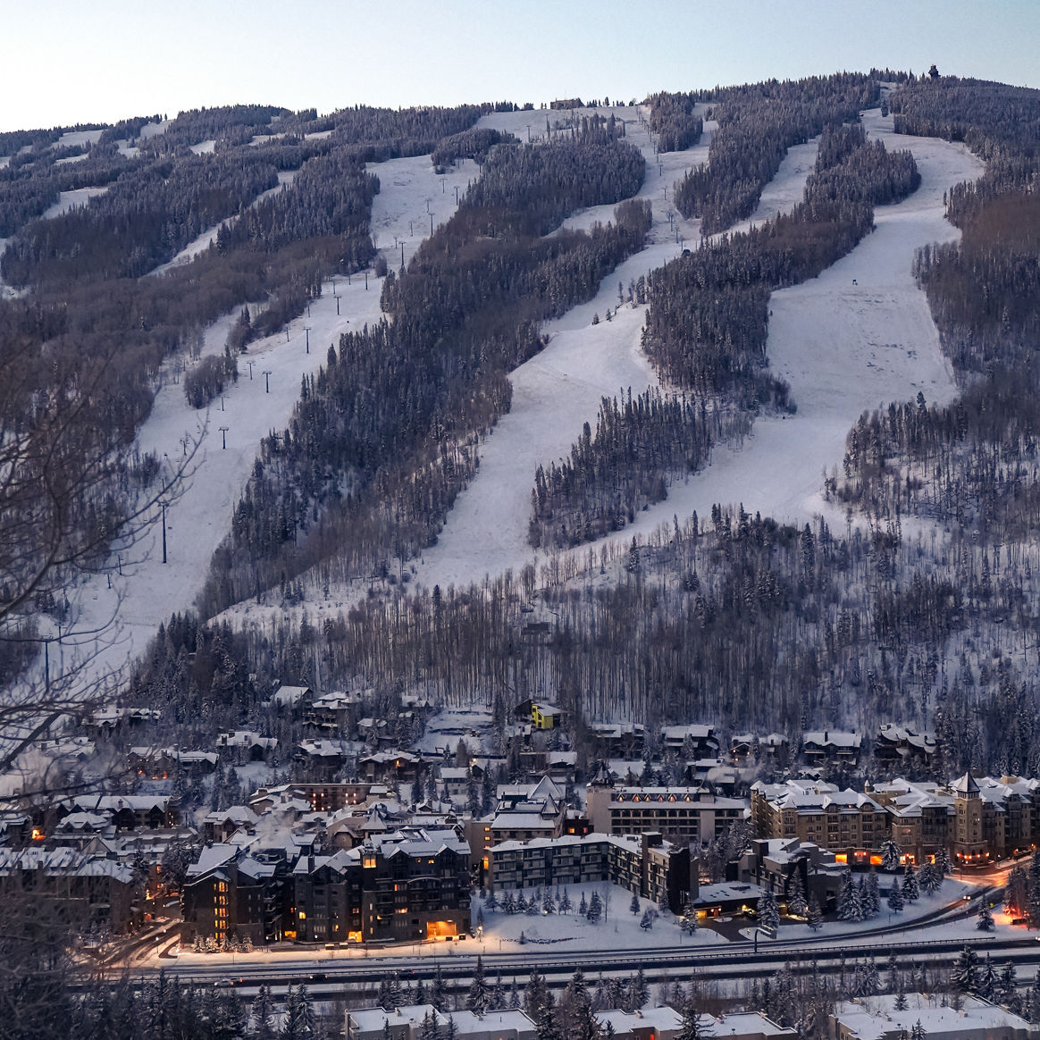 Winter Night at Vail