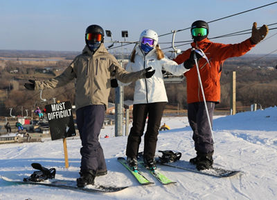 Guests pose for the camera at Wilmot