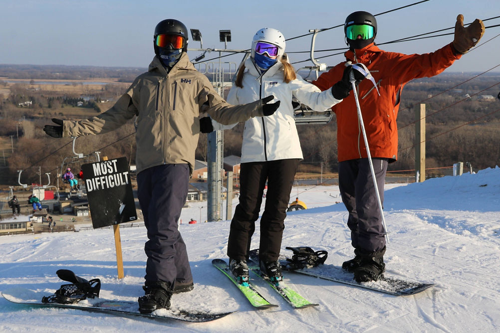 Guests pose for the camera at Wilmot