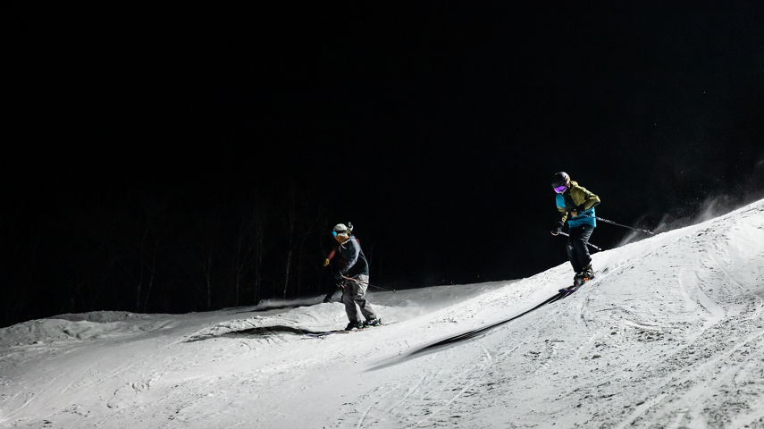 Night Skiing at Crotched