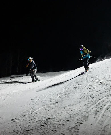 Night Skiing at Crotched