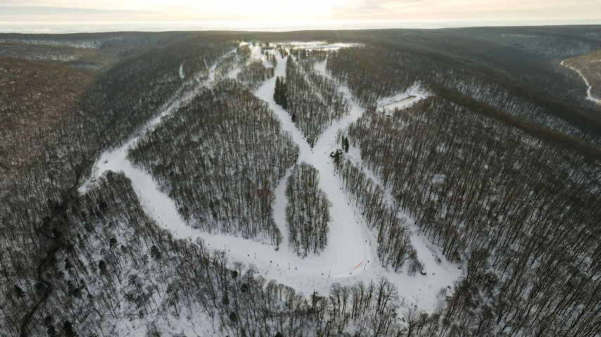 Aerial Scenic Image of Laurel Mountain