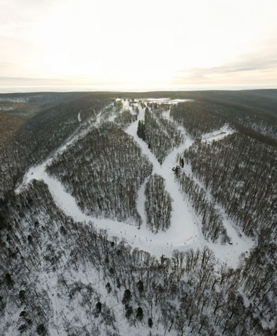 Aerial Scenic Image of Laurel Mountain