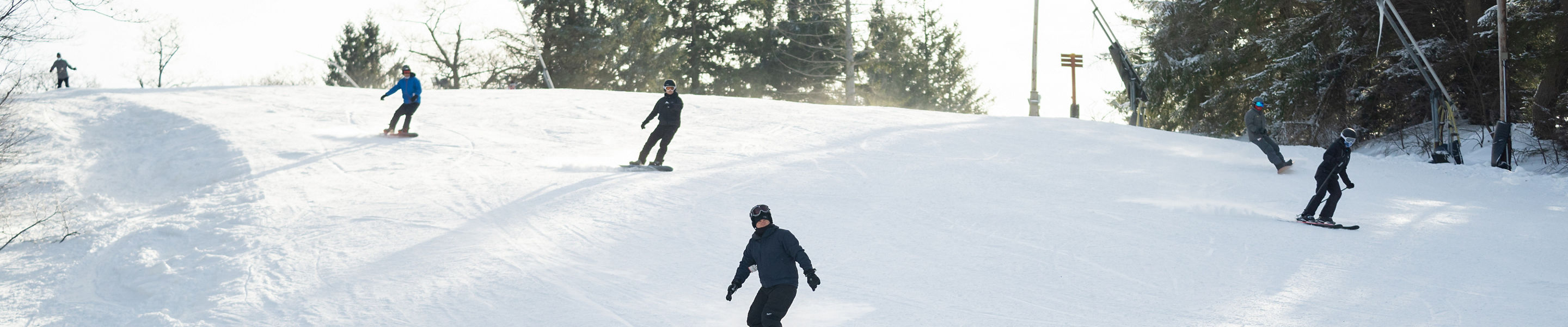 Snowboarding at Laurel Mountain Ski Resort