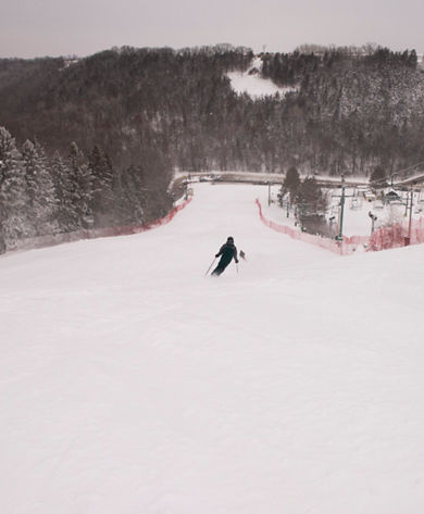 Skier at Afton Alps, MN