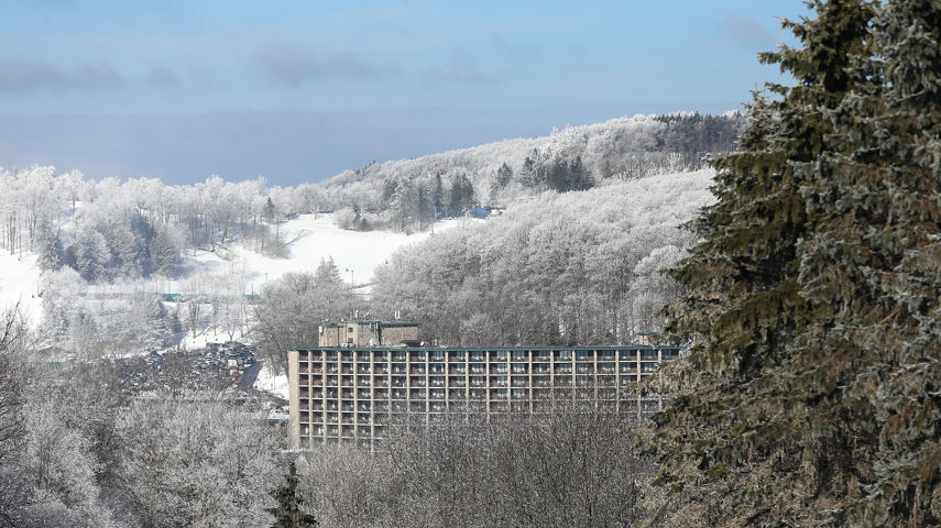 Seven Springs Winter Scenic Photo