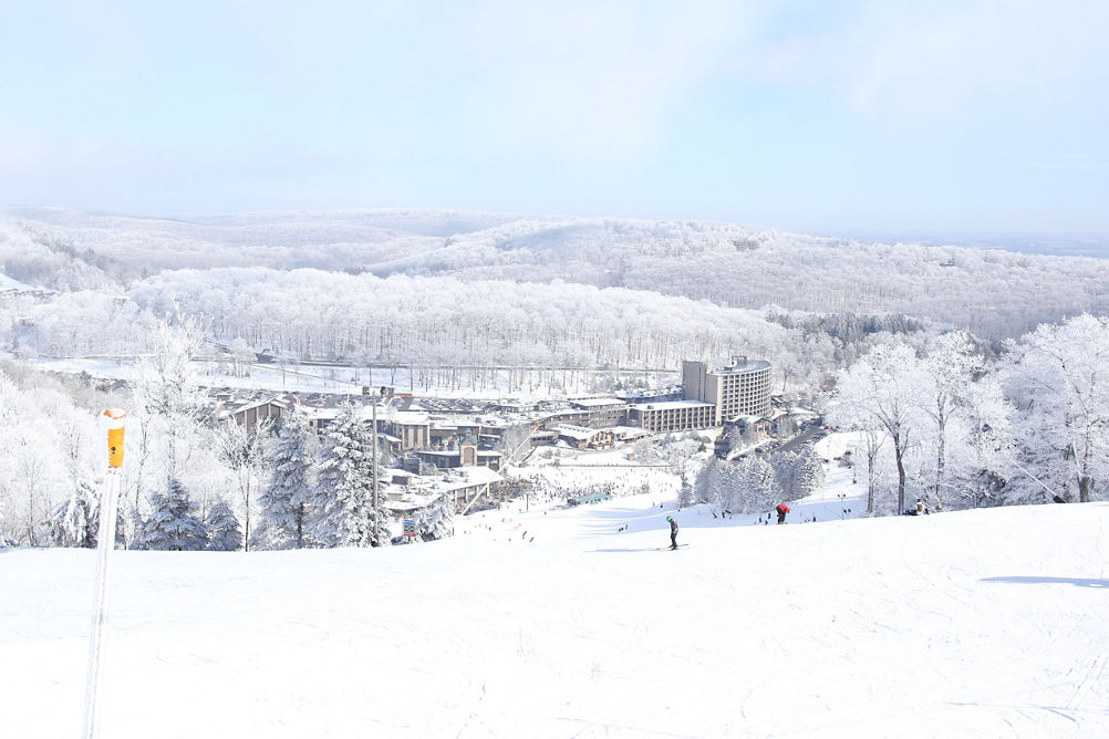 Seven Springs Winter Scenic Photo
