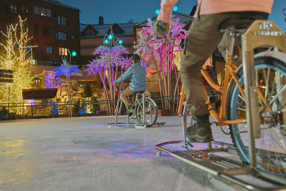 The Ice Bikes Art Installation at Beaver Creek