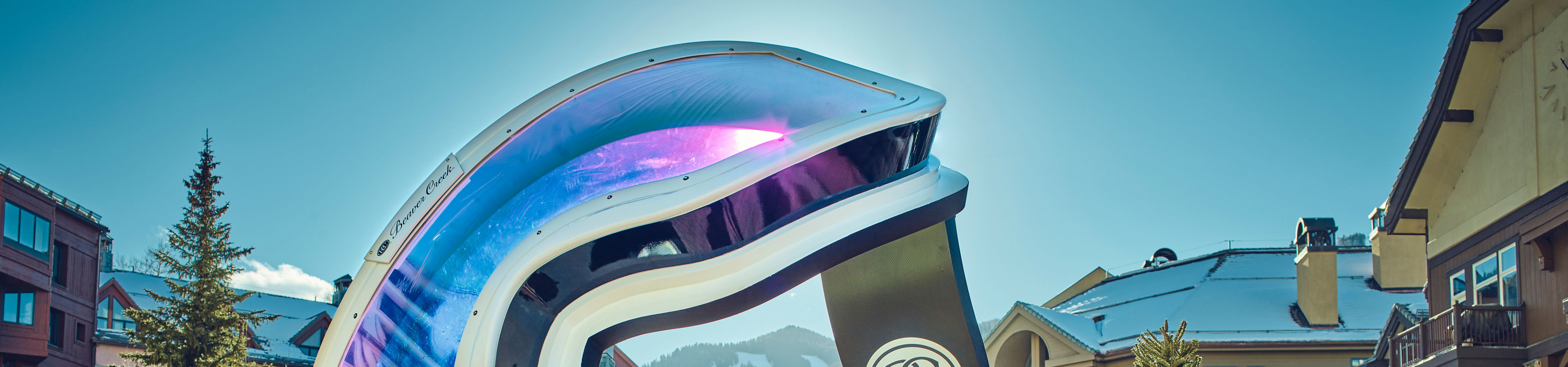 The huge goggles Art Installation at Beaver Creek