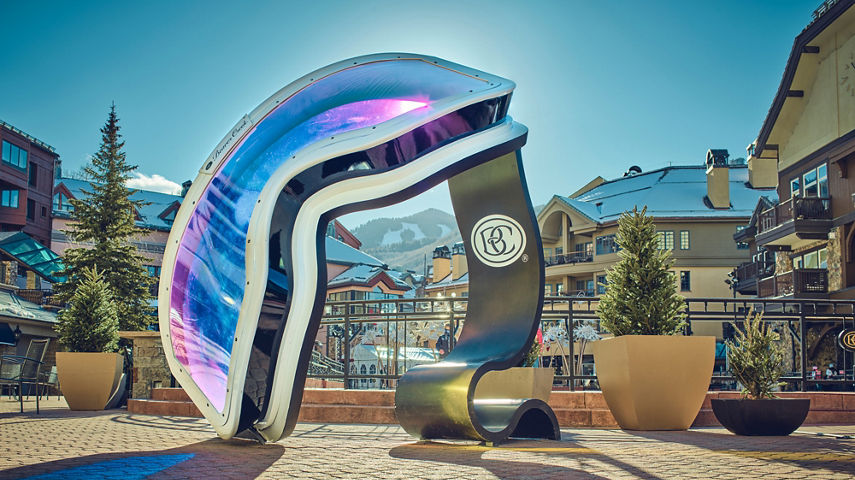 The huge goggles Art Installation at Beaver Creek
