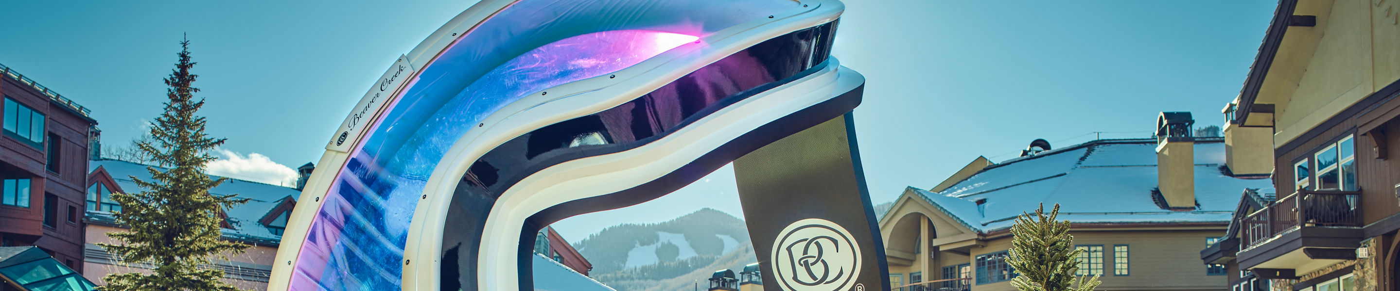 The huge goggles Art Installation at Beaver Creek