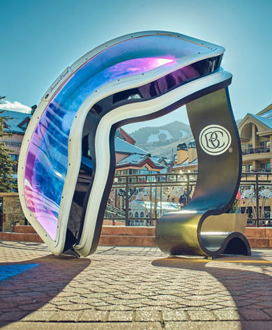 The huge goggles Art Installation at Beaver Creek