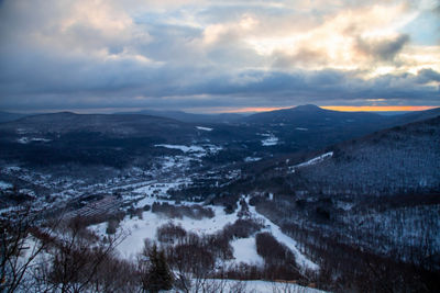 Sunrise from the Summit at Hunter Mountain