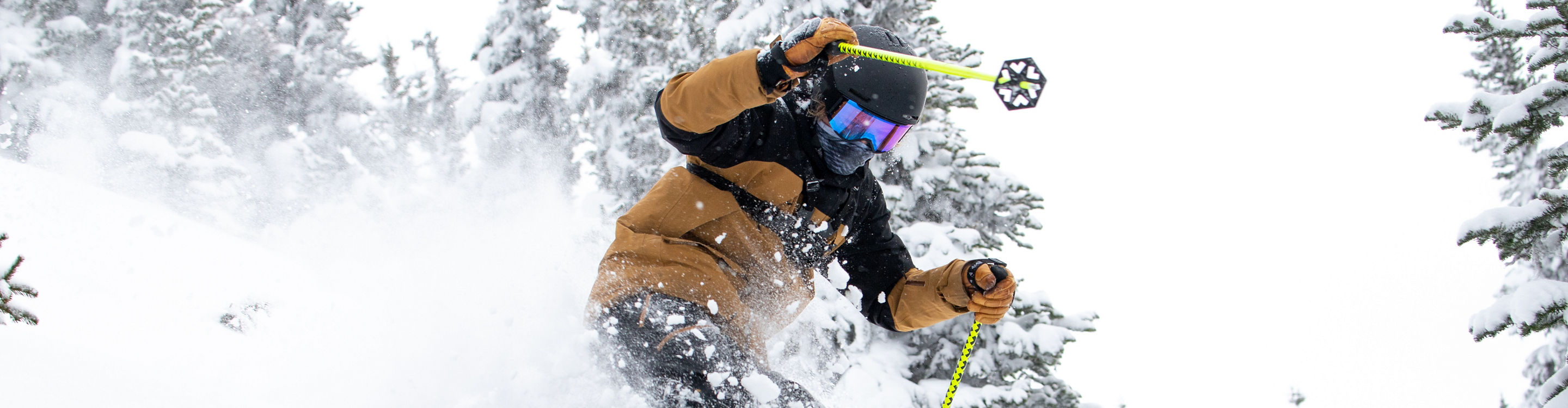 Rory Hackett skiing 7th heaven powder on Blackcomb Mountain