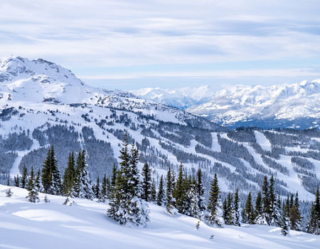 Stunning view of the mountains at Whistler Blackcomb 