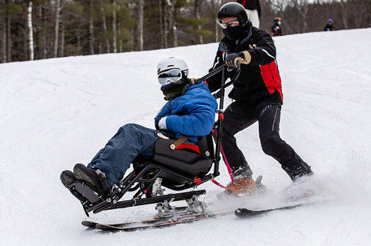 Adaptive skiing at Crotched