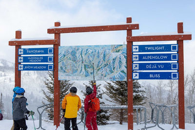 Trail Map above Dreamscape at Park City