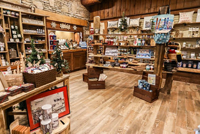 Interior of Mountain Mercantile Retail Shop at Seven Springs Mountain Resort
