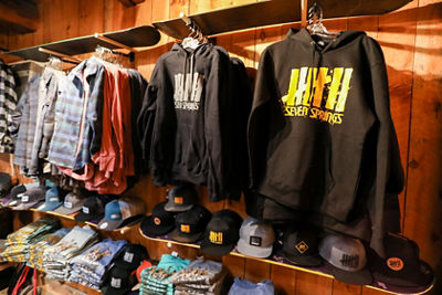 Interior of Trading Post Retail Shop at Seven Springs Mountain Resort