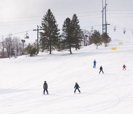 Group Ski Lesson at Afton Alps, MN
