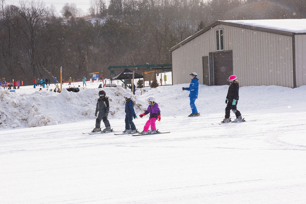 Group Ski Lesson at Afton Alps, MN