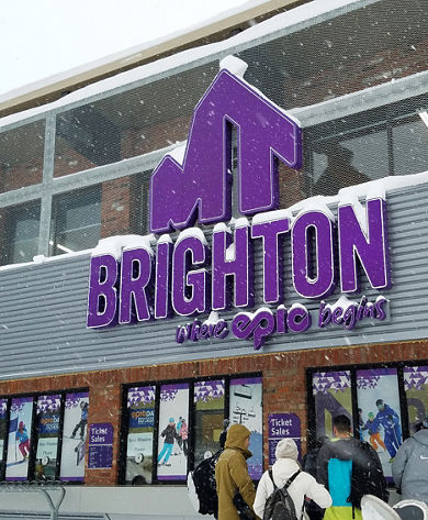 Mt Brighton Ticket Office -after a snow storm
