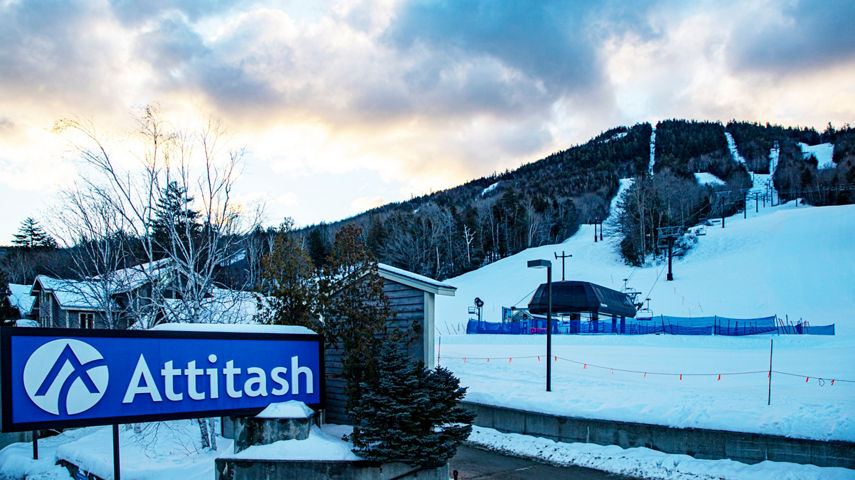 The Attitash Sign in the Base Area